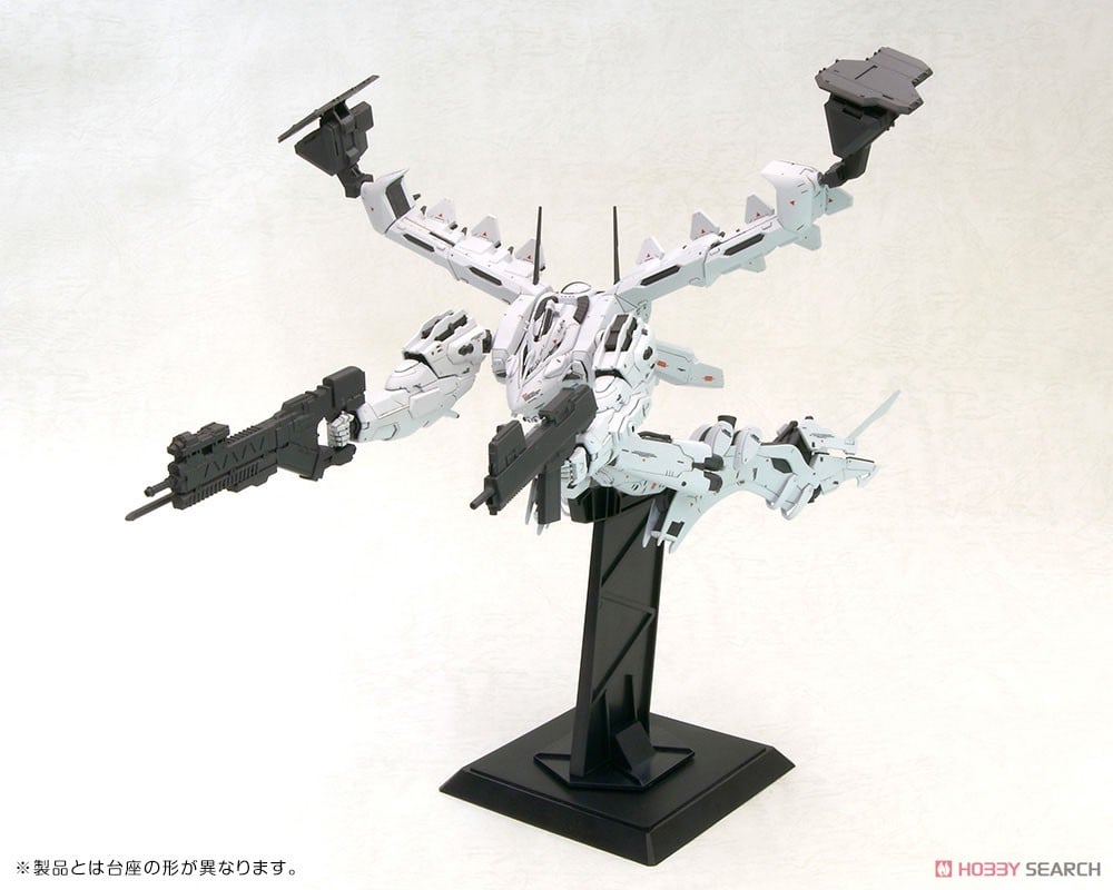 【再販】V.I.シリーズ『ラインアーク ホワイト・グリント＆V.O.Bセット』アーマード・コア4 1/72 プラモデル-011