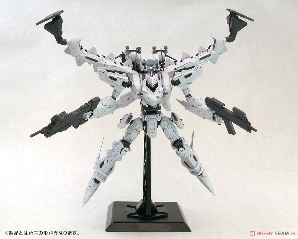 【再販】V.I.シリーズ『ラインアーク ホワイト・グリント＆V.O.Bセット』アーマード・コア4 1/72 プラモデル-018