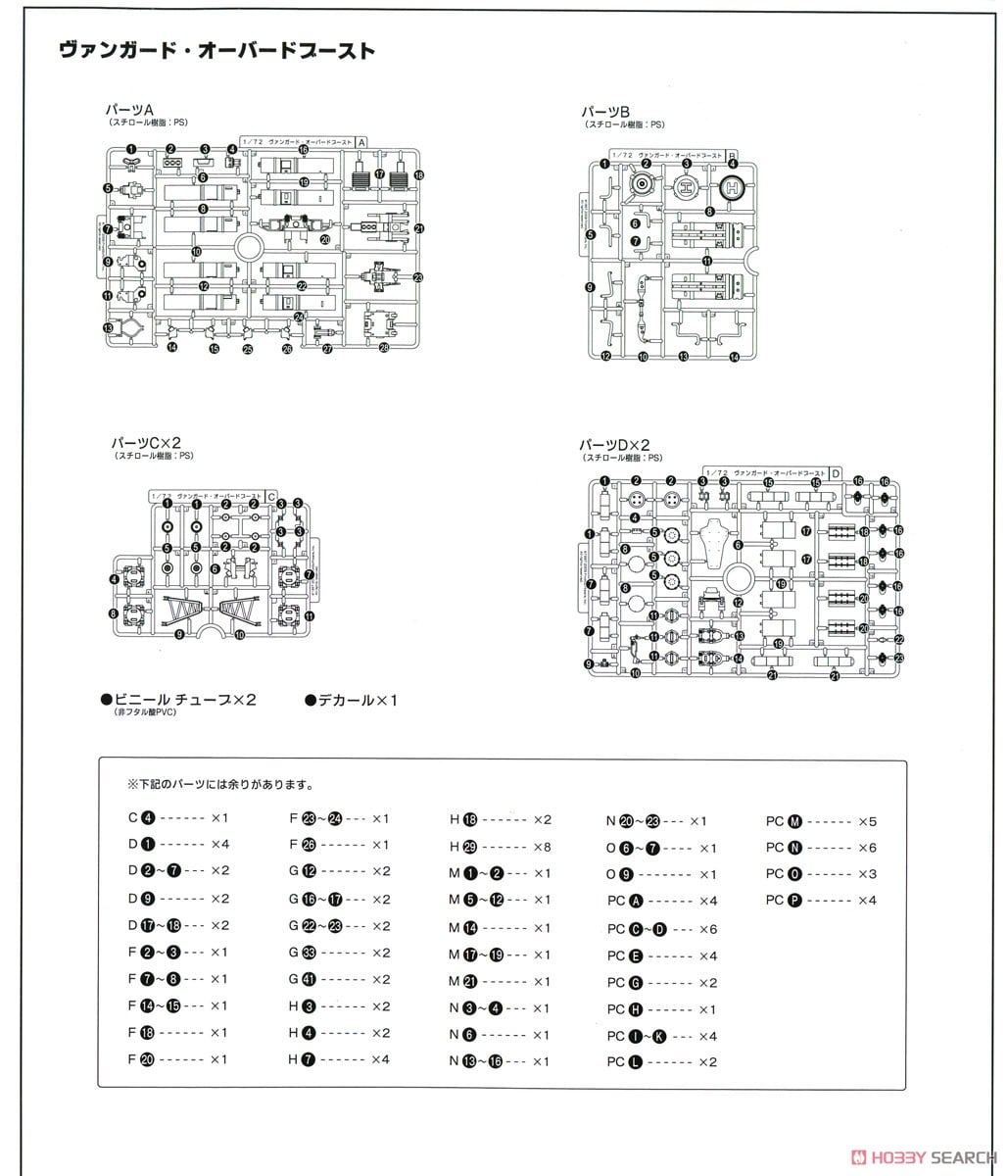 【再販】V.I.シリーズ『ラインアーク ホワイト・グリント＆V.O.Bセット』アーマード・コア4 1/72 プラモデル-042