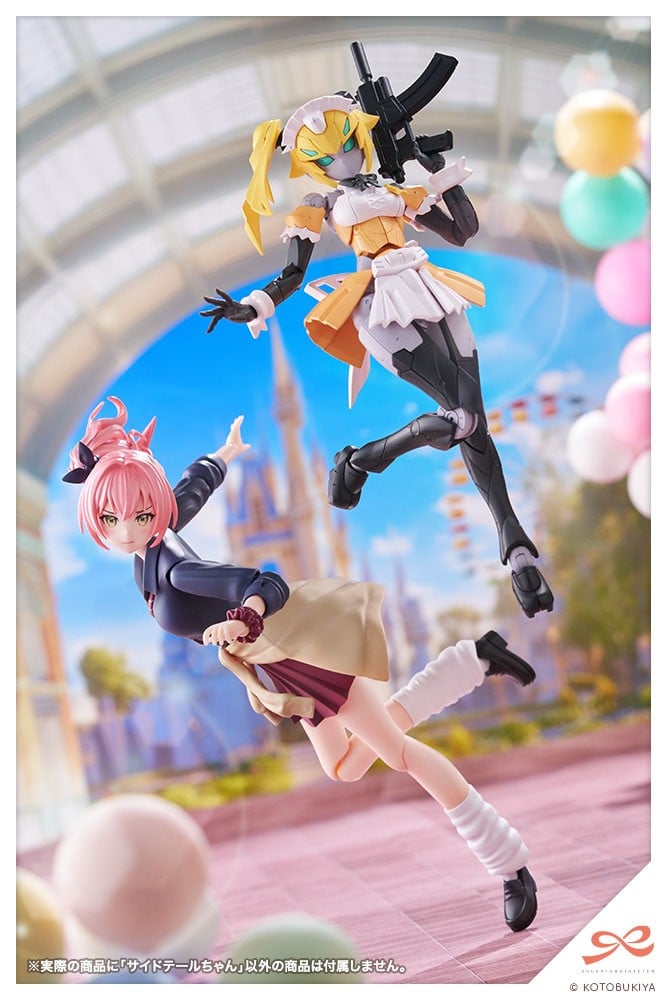 創彩少女庭園『サイドテールちゃん』1/10 プラモデル-019