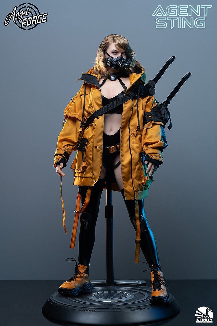 1/3『Angel Force- Agent Sting』可動式 シリカゲルフィギュア-001