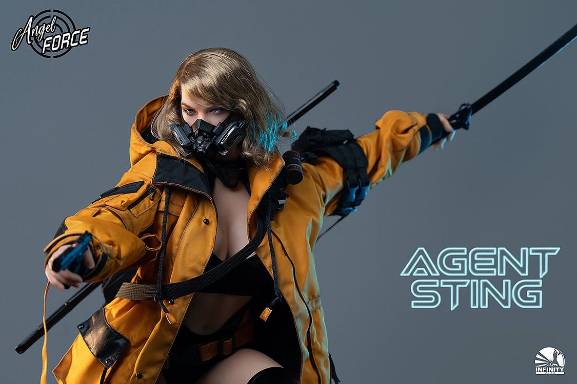 1/3『Angel Force- Agent Sting』可動式 シリカゲルフィギュア-003