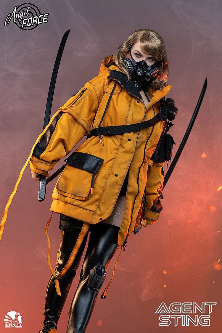 1/3『Angel Force- Agent Sting』可動式 シリカゲルフィギュア-007