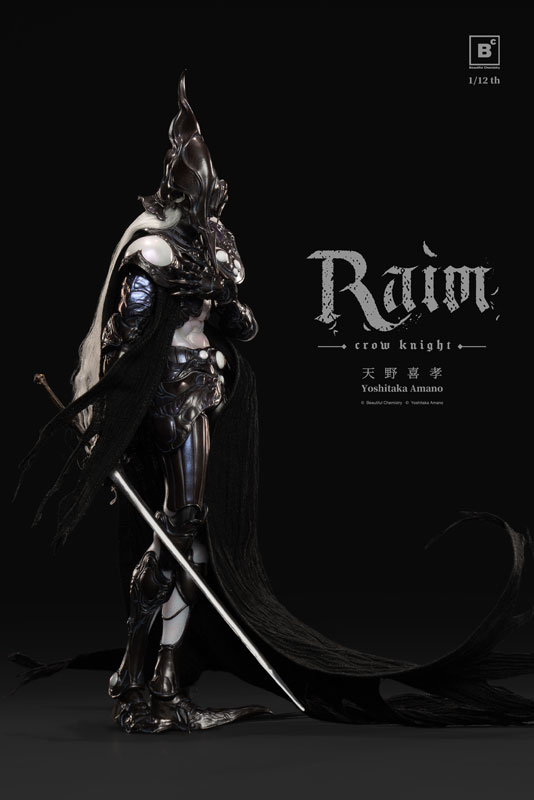 Beautiful Chemistry x 天野喜孝『クロウナイト - 鴉狩 Raim』1/12 完成品アクションフィギュア-015