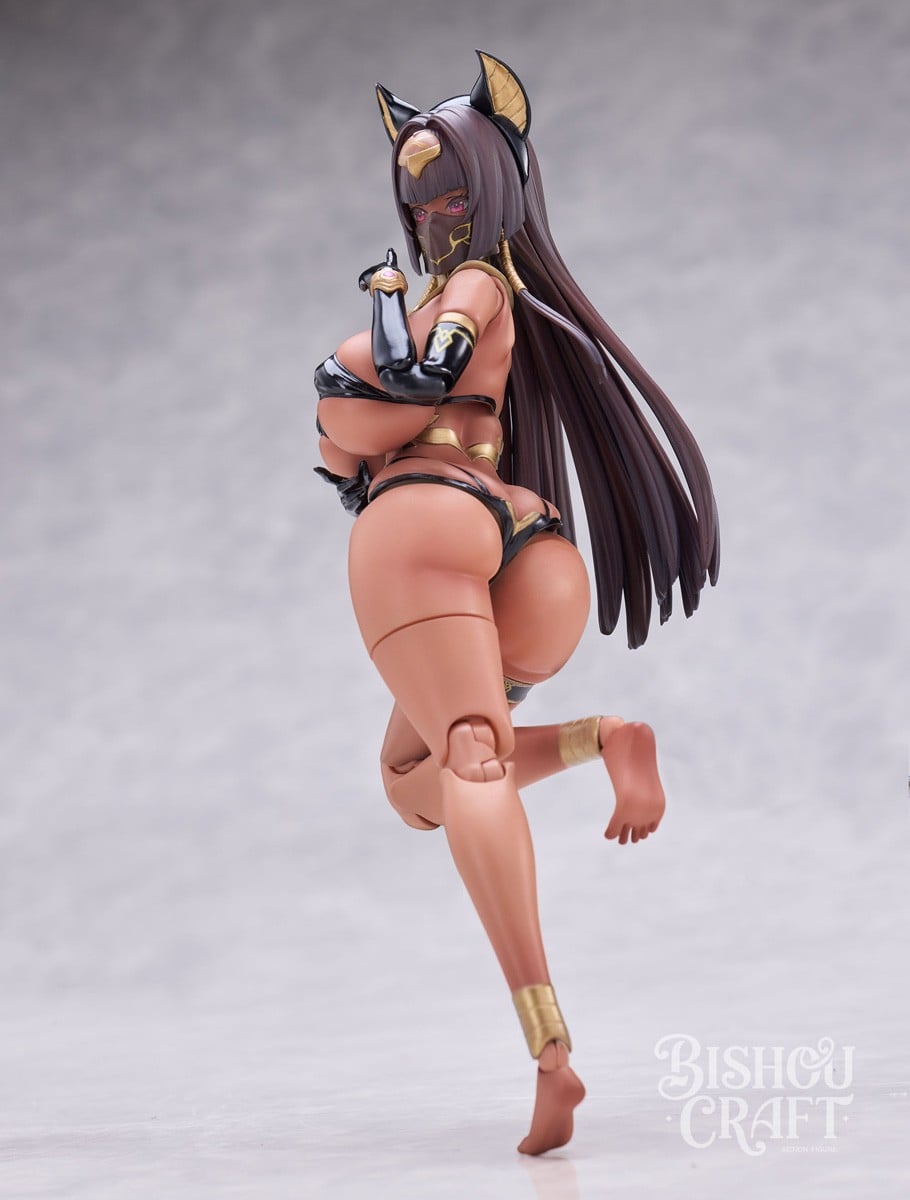 異世界絵巻『エジプト女神 バステト』1/12 完成品アクションフィギュア-005