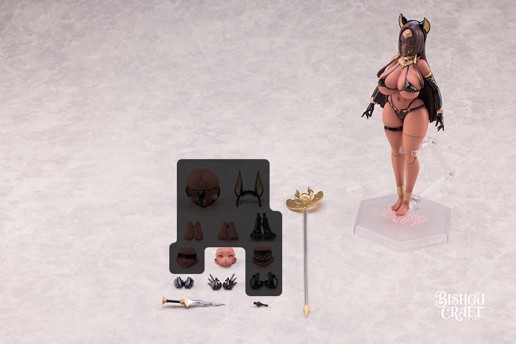 異世界絵巻『エジプト女神 バステト』1/12 完成品アクションフィギュア-006
