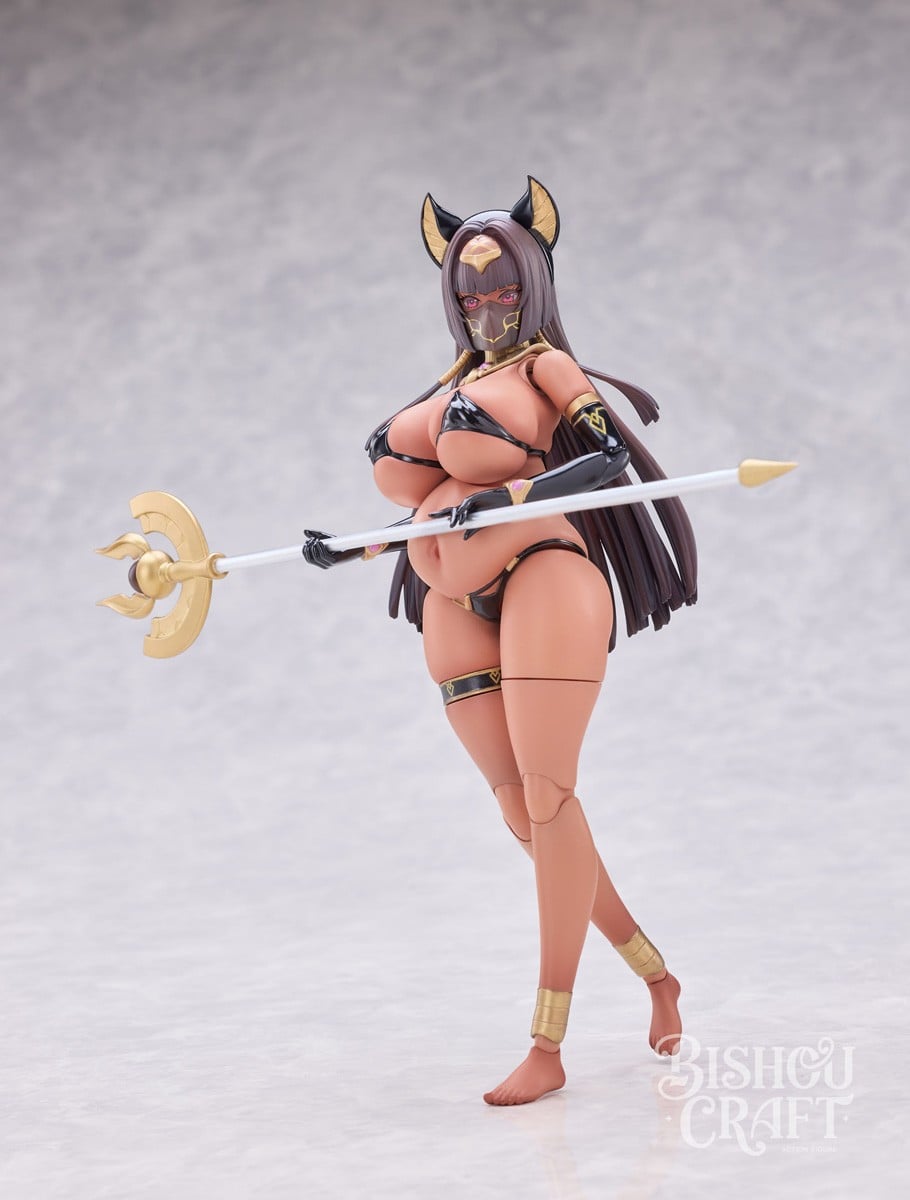 異世界絵巻『エジプト女神 バステト』1/12 完成品アクションフィギュア-009