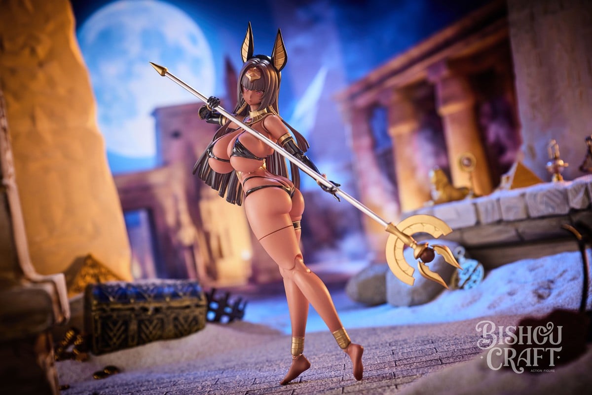 異世界絵巻『エジプト女神 バステト』1/12 完成品アクションフィギュア-014