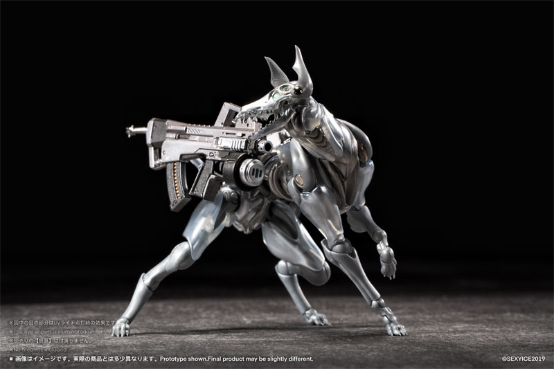 【限定販売】PURE.ICE × 蟲シリ一ズ『犬型生物兵器 ザタード・ハウンド - 戦術支援型』1/12 アクションフィギュア-006