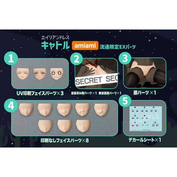 【限定販売】DarkAdvent『AlienDress キャトル 流通限定EXパーツ』プラモデル