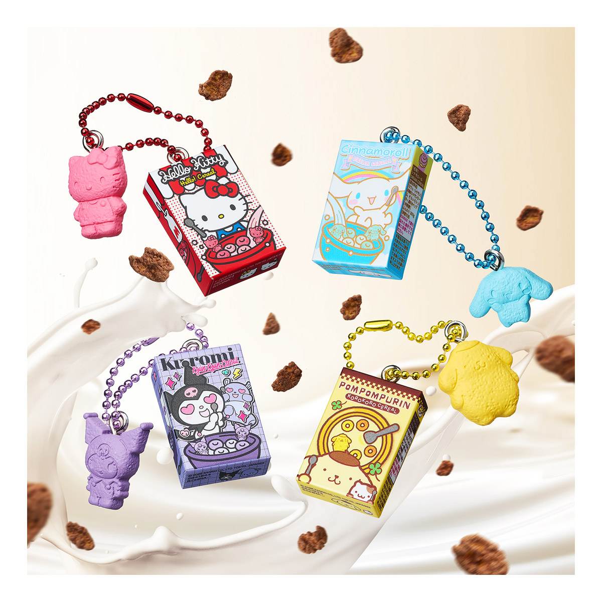 【食玩】『サンリオキャラクターズ シリアルチャーム＆チョコフレーク』10個入りBOX-006
