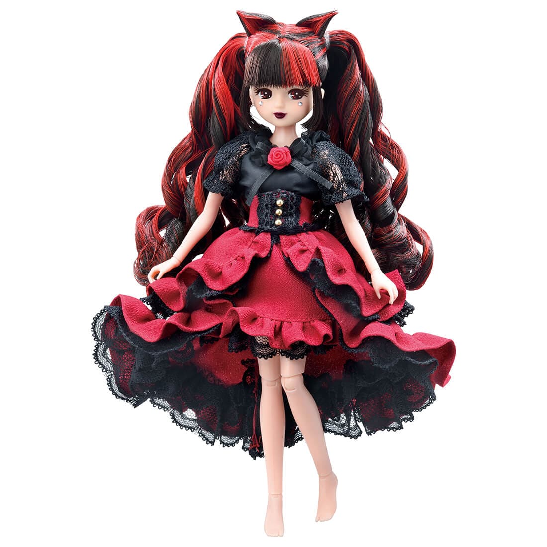 【限定販売】リカちゃん人形『プレミアムリカ Chat Noir de Minuit(シャノワール・ドゥ・ミニュイ)~真夜中の黒猫~』完成品ドール-002