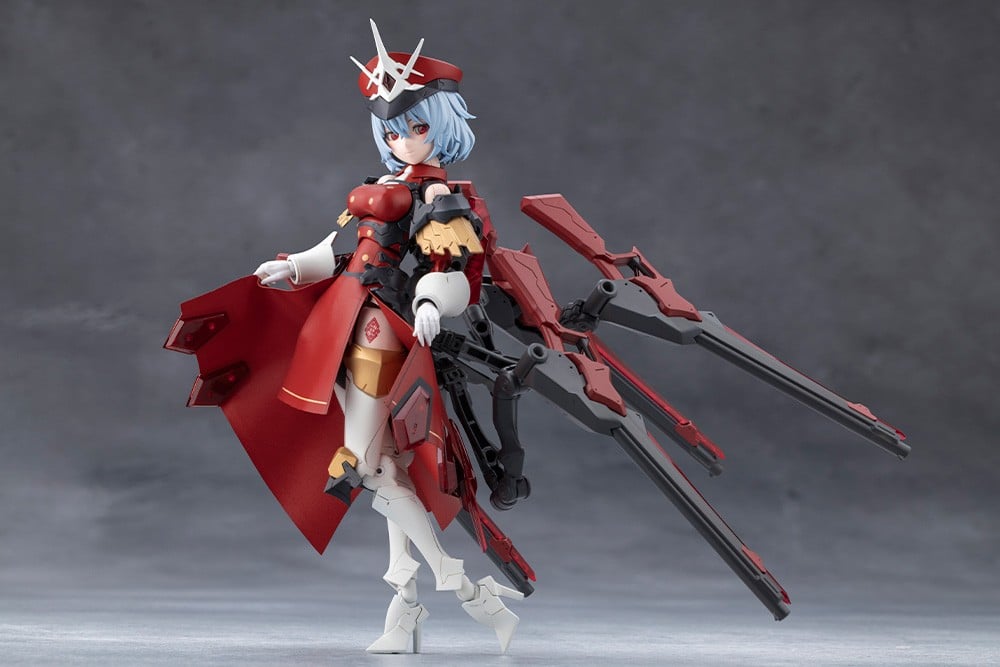 無限邂逅メガロマリア『赤菱サナ［戦闘装束］』プラモデル-001