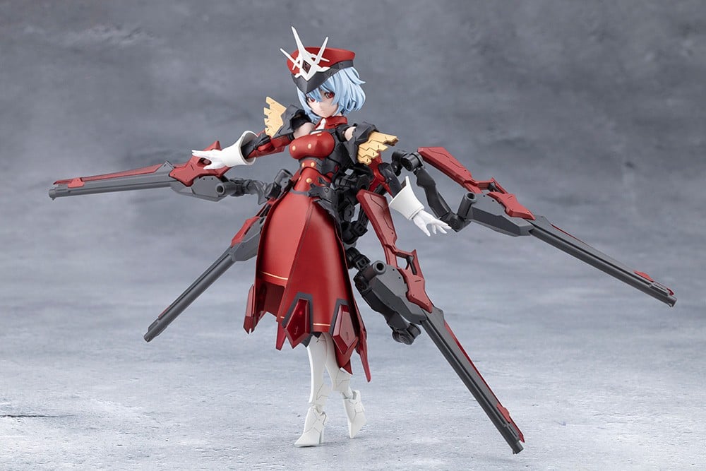 無限邂逅メガロマリア『赤菱サナ［戦闘装束］』プラモデル-002