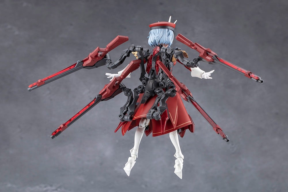 無限邂逅メガロマリア『赤菱サナ［戦闘装束］』プラモデル-003