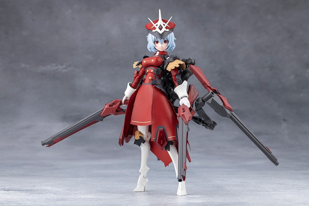 無限邂逅メガロマリア『赤菱サナ［戦闘装束］』プラモデル-004