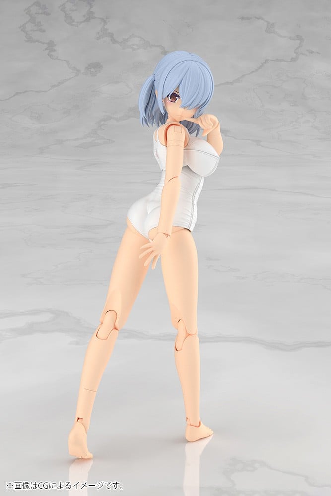 フレームアームズ・ガール『ミヅキ School Swimsuits Ver. ホワイトVer.』プラモデル-002