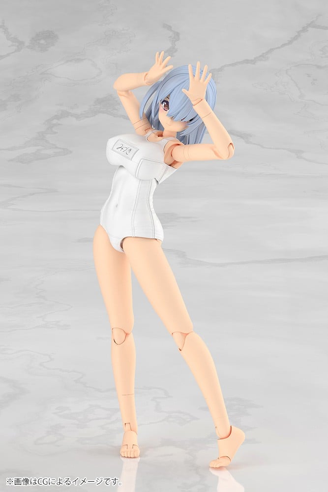 フレームアームズ・ガール『ミヅキ School Swimsuits Ver. ホワイトVer.』プラモデル-003
