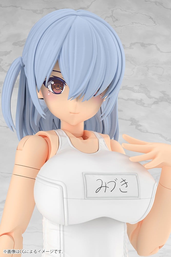 フレームアームズ・ガール『ミヅキ School Swimsuits Ver. ホワイトVer.』プラモデル-012