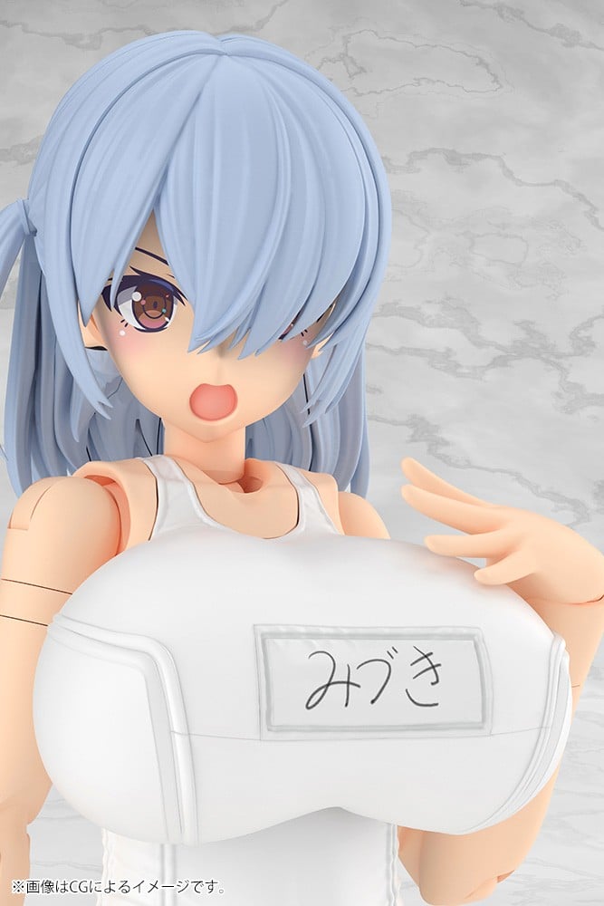 フレームアームズ・ガール『ミヅキ School Swimsuits Ver. ホワイトVer.』プラモデル-013