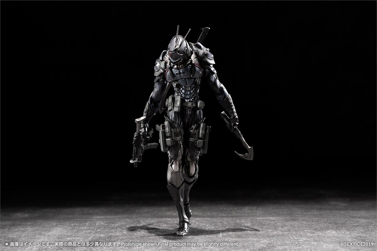 蟲シリ一ズ『ダイダロス計画実験体 B0200 イナゴ 蝗 Acridid』1/12 アクションフィギュア-006