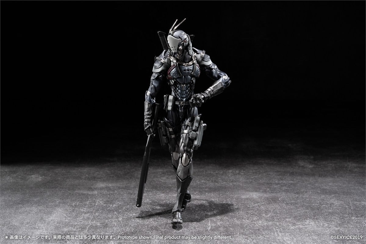 蟲シリ一ズ『ダイダロス計画実験体 B0200 イナゴ 蝗 Acridid』1/12 アクションフィギュア-007
