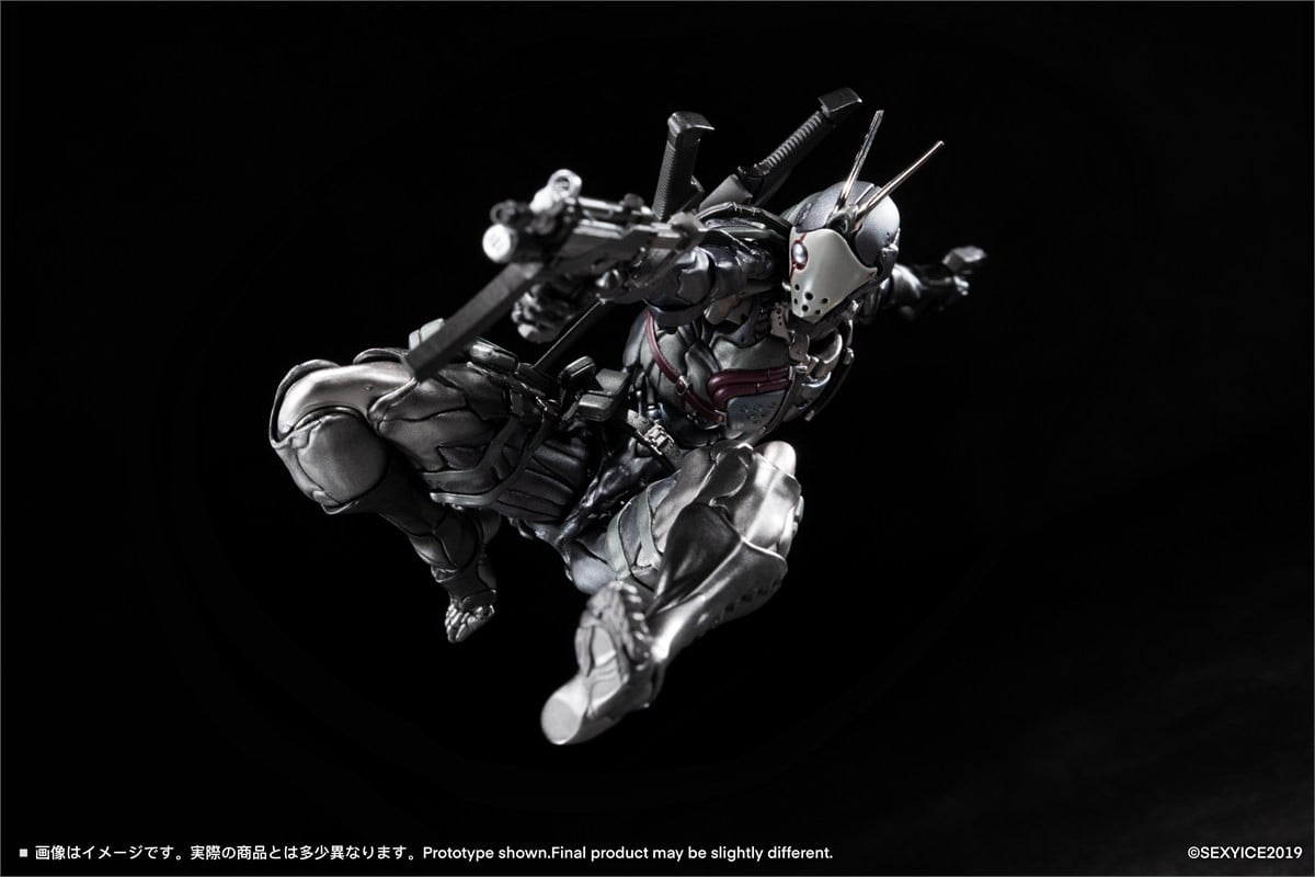 蟲シリ一ズ『ダイダロス計画実験体 B0200 イナゴ 蝗 Acridid』1/12 アクションフィギュア-016