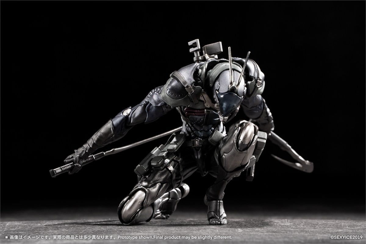 蟲シリ一ズ『ダイダロス計画実験体 B0200 イナゴ 蝗 Acridid』1/12 アクションフィギュア-018