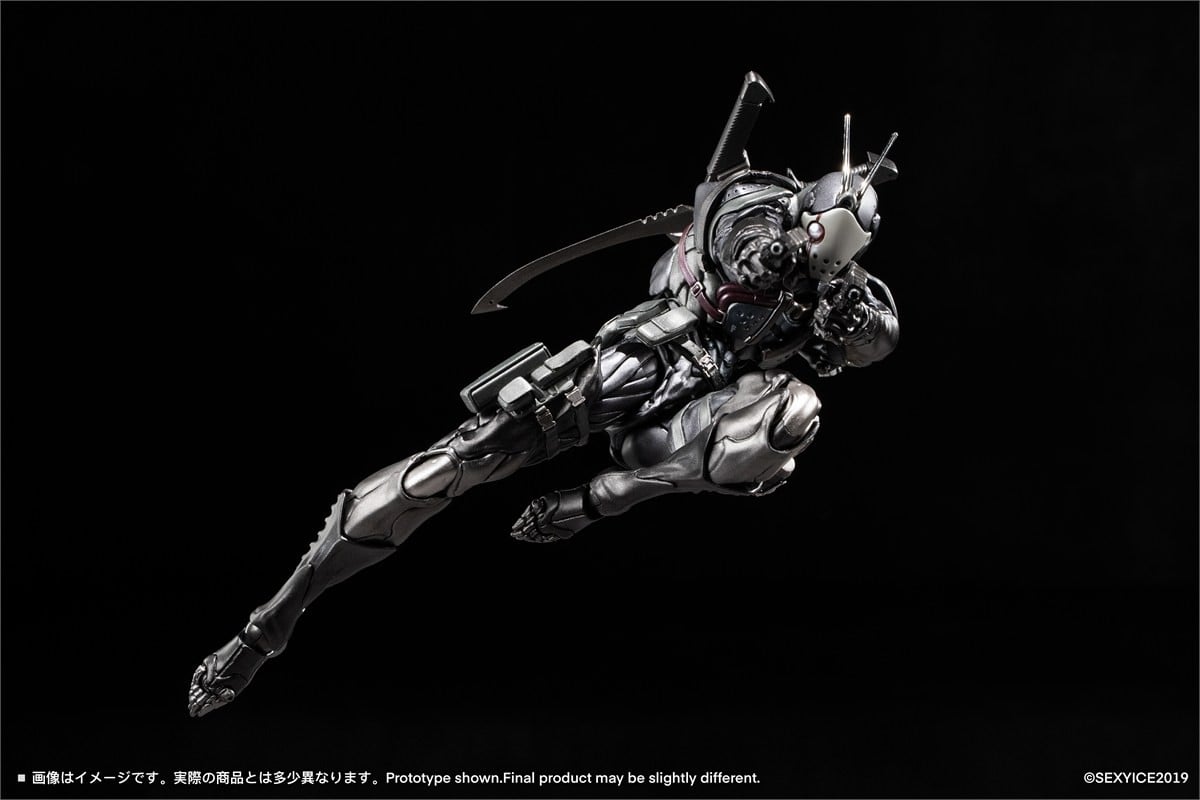 蟲シリ一ズ『ダイダロス計画実験体 B0200 イナゴ 蝗 Acridid』1/12 アクションフィギュア-020