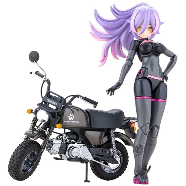 メガミデバイス『PUNI☆MOFU レーシングラン with Honda Z50J ゴリラ』プラモデル