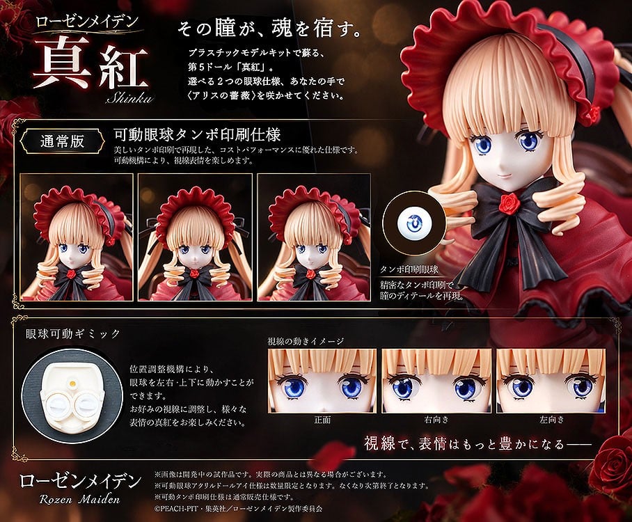 ローゼンメイデン『真紅【通常版】』可動プラスチックモデルキット-011