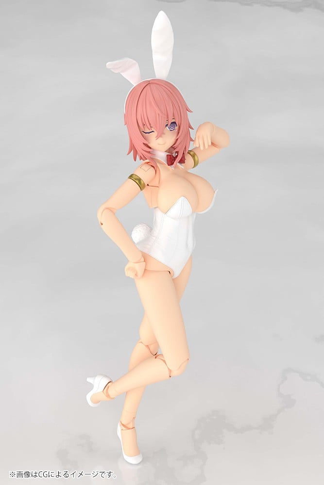 フレームアームズ・ガール『ドゥルガーI〈Bunny Style -ホワイト-〉』プラモデル-004