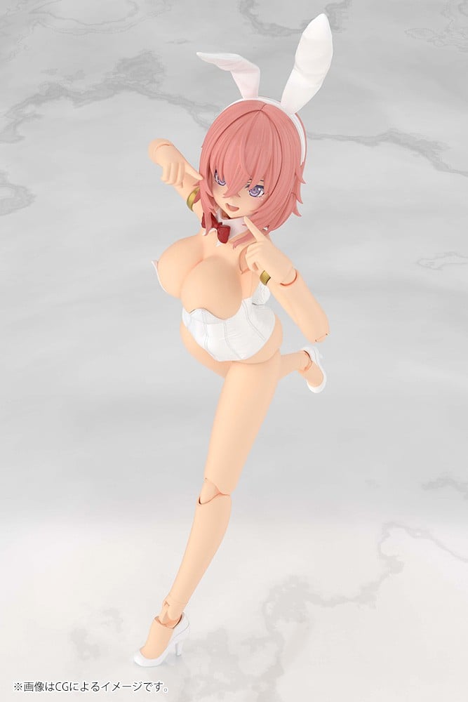 フレームアームズ・ガール『ドゥルガーI〈Bunny Style -ホワイト-〉』プラモデル-005