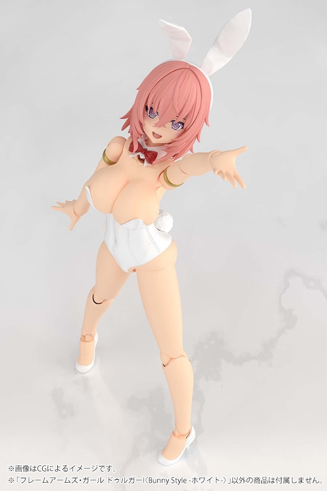 フレームアームズ・ガール『ドゥルガーI〈Bunny Style -ホワイト-〉』プラモデル-006