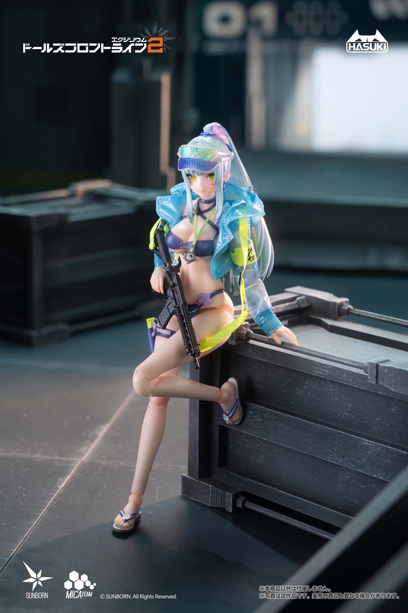 pocket art PA013『クルカイ 蒼き軌跡Ver. 豪華版 』ドールズフロントライン2：エクシリウム 1/12 完成品アクションフィギュア-010