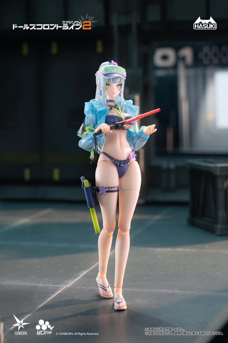 pocket art PA013『クルカイ 蒼き軌跡Ver. 豪華版 』ドールズフロントライン2：エクシリウム 1/12 完成品アクションフィギュア-013