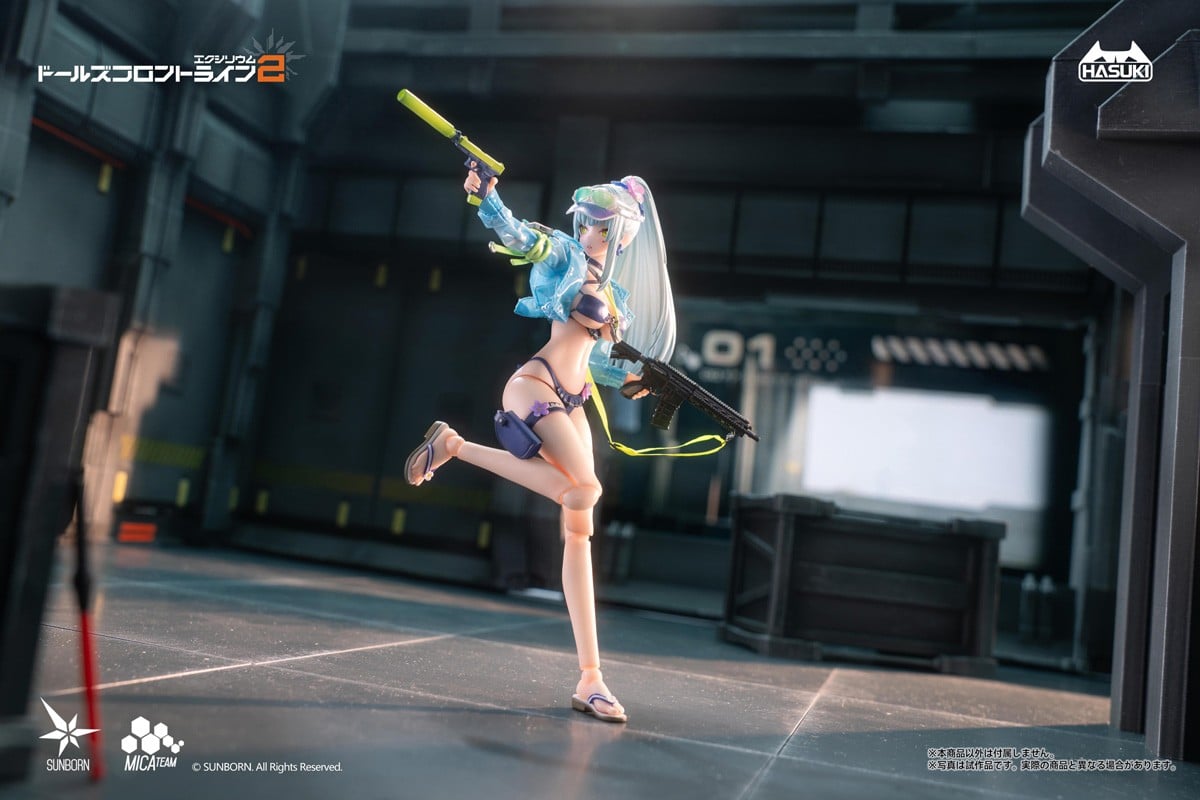 pocket art PA013『クルカイ 蒼き軌跡Ver. 豪華版 』ドールズフロントライン2：エクシリウム 1/12 完成品アクションフィギュア-014
