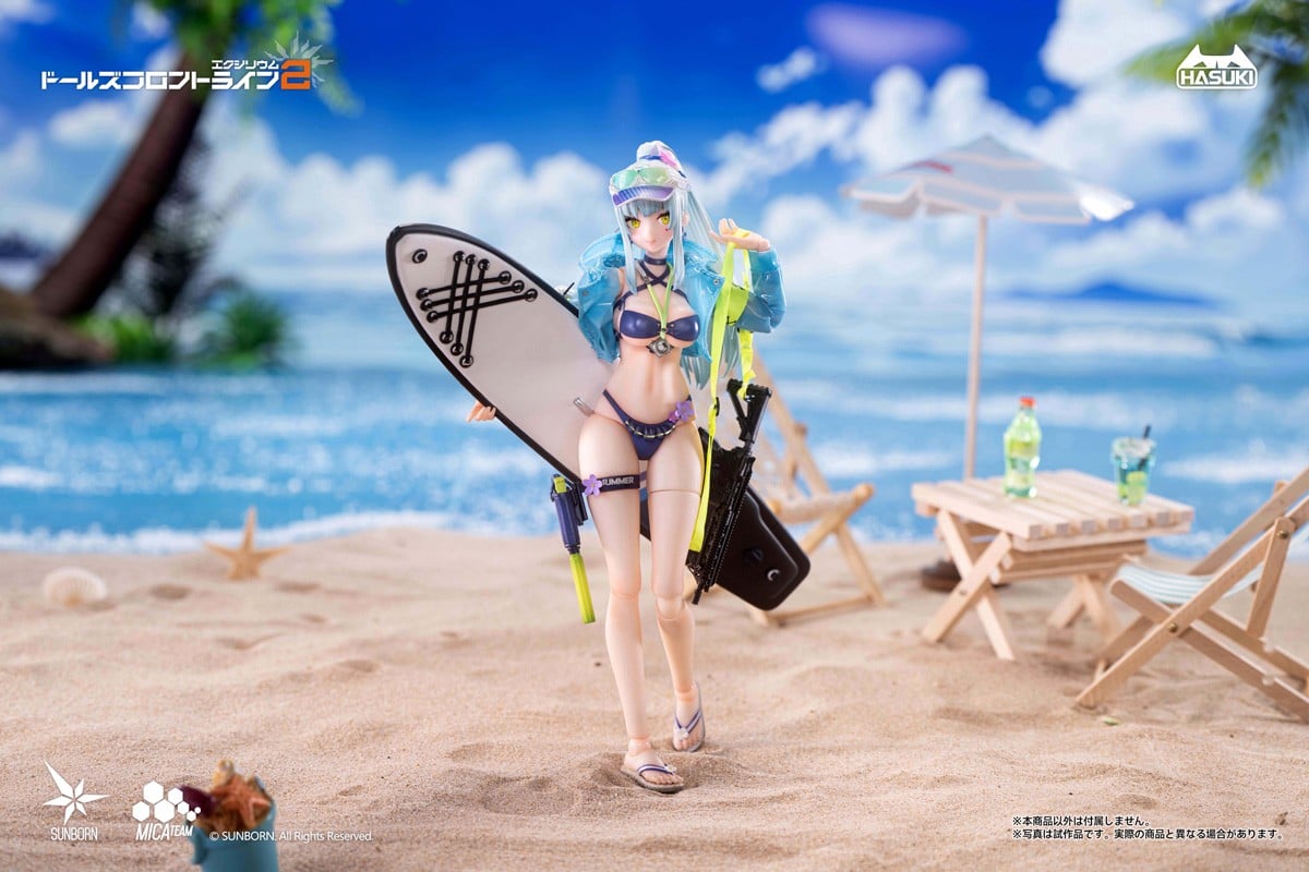pocket art PA013『クルカイ 蒼き軌跡Ver. 豪華版 』ドールズフロントライン2：エクシリウム 1/12 完成品アクションフィギュア-016