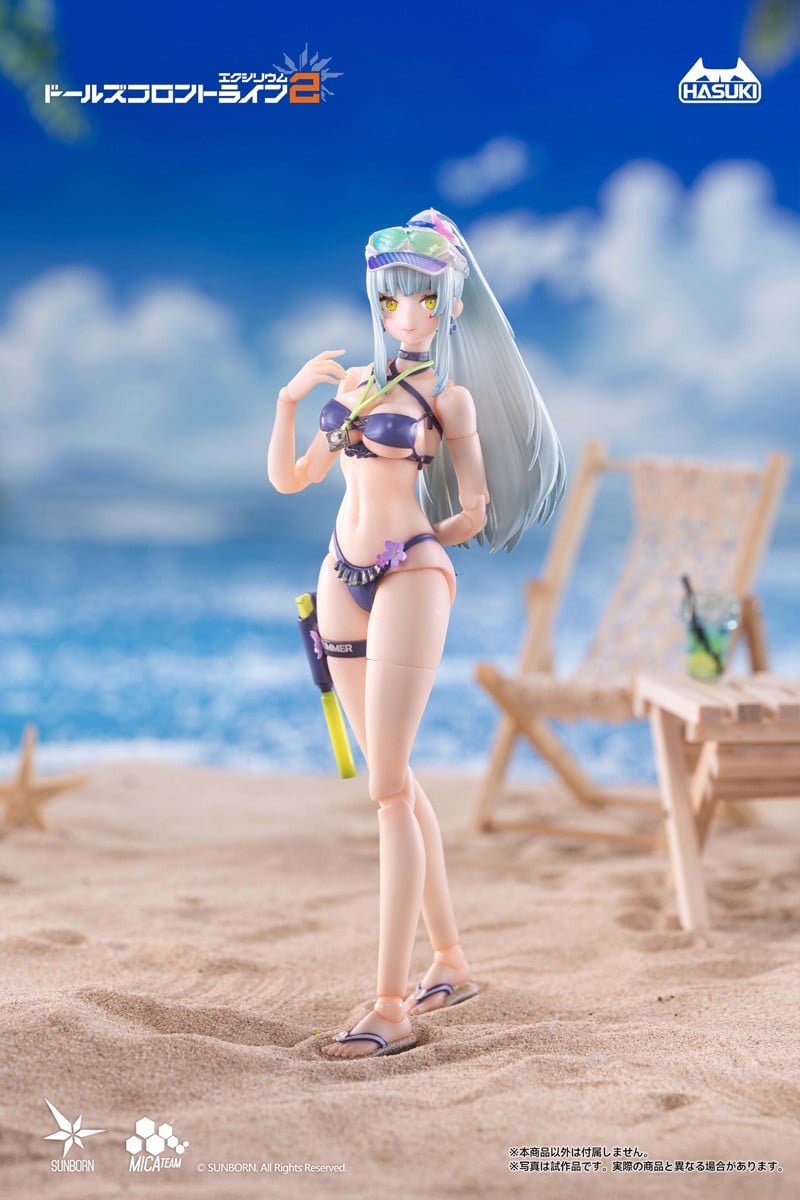 pocket art PA013『クルカイ 蒼き軌跡Ver. 豪華版 』ドールズフロントライン2：エクシリウム 1/12 完成品アクションフィギュア-019