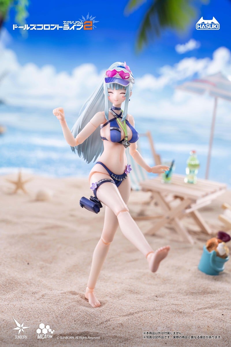 pocket art PA013『クルカイ 蒼き軌跡Ver. 豪華版 』ドールズフロントライン2：エクシリウム 1/12 完成品アクションフィギュア-028