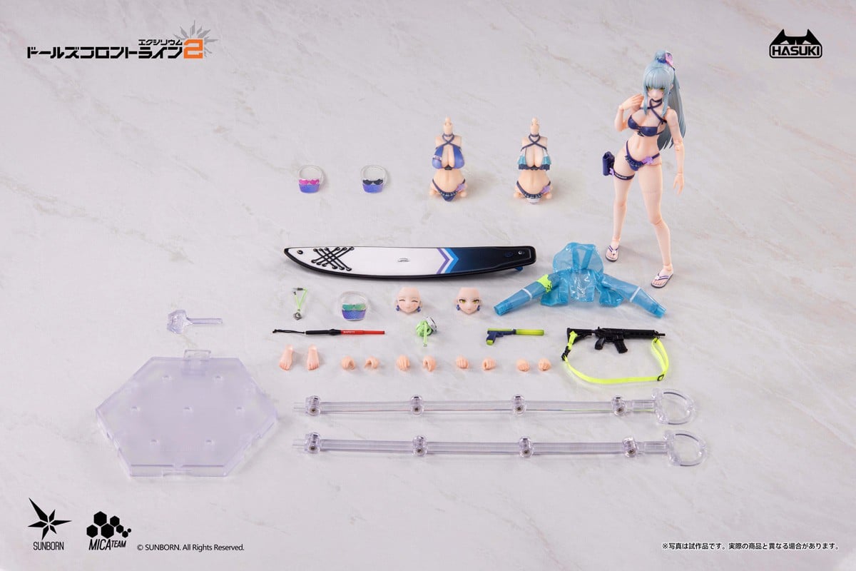 pocket art PA013『クルカイ 蒼き軌跡Ver. 豪華版 』ドールズフロントライン2：エクシリウム 1/12 完成品アクションフィギュア-029