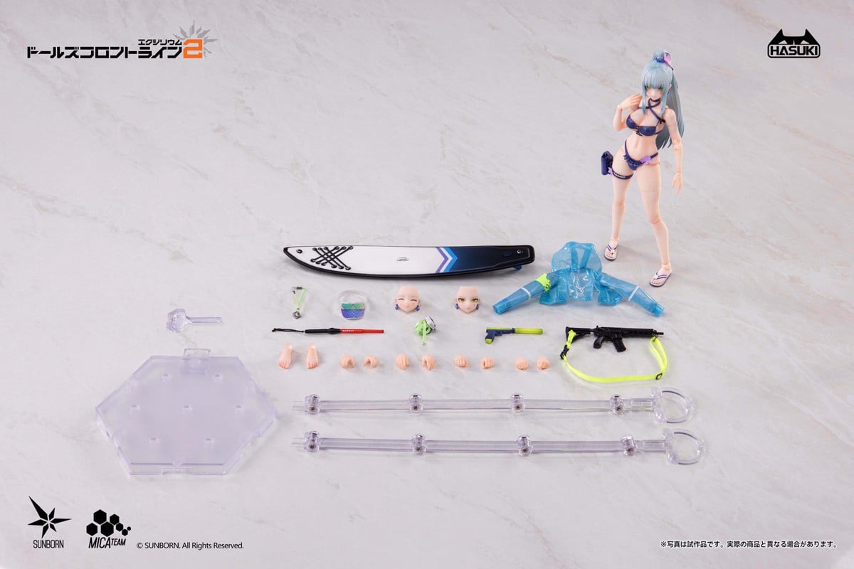 pocket art PA013『クルカイ 蒼き軌跡Ver. 豪華版 』ドールズフロントライン2：エクシリウム 1/12 完成品アクションフィギュア-030