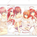 【五等分の花嫁】B2タペストリー ED ver.『一花』『二乃』『三玖』『四葉』『五月』エンディング グッズ【TBSグロウディア】より2020年7月発売予定♪