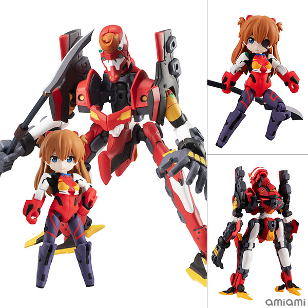 エヴァ デスクトップアーミー 式波 アスカ ラングレー エヴァンゲリオン2号機 ヱヴァンゲリヲン新劇場版 デフォルメ可動フィギュア メガハウス より21年2月発売予定 トイゲット Toy Get 美少女フィギュアおもちゃ安値で予約