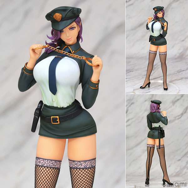 【中古】(本体B/箱B)淫乱ドS婦警 暁子(あきこ) Designed by 織田non 1/6 完成品フィギュア[A＋]《発売済・在庫品》