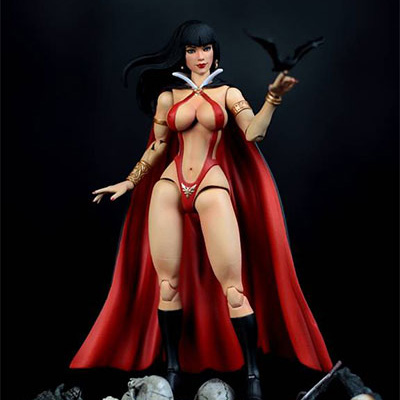 ヴァンピレラ】1/12『ヴァンピレラ』Vampirella 可動フィギュア【エグゼクティブレプリカス】より2022年6月発売予定♪ |  トイゲット！[TOY-GET]｜美少女フィギュアおもちゃ安値で予約