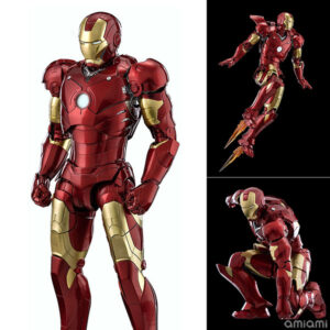 【インフィニティ・サーガ】DLX『アイアンマン・マーク3（Iron Man Mark 3）』1/12 可動フィギュア【スリー・ゼロ】より2022年9月発売予定♪
