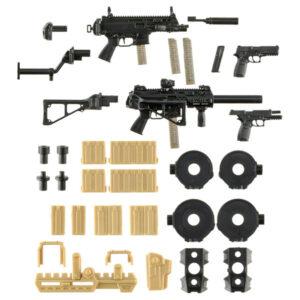 【リトルアーモリー】1/12 Little Armory『[LA-MD02] メガミデバイス装備セット/SMG』プラモデル【トミーテック】より2025年9月発売予約♪