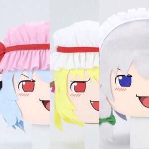 【東方Project】東方ぬいぐるみ『ゆっくりレミリア／ゆっくりフラン／ゆっくり咲夜（でかさいず）』ぬいぐるみ