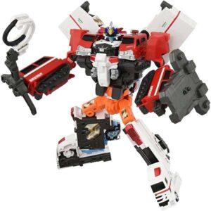 【トミカヒーローズ ジョブレイバー】『TJBDX エクシードジョブレイバー 警察消防救急 超越DXセット』変形合体フィギュア